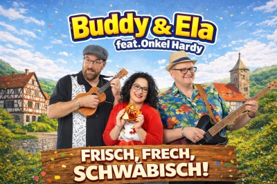 Bild zum Programm: PETTICOAT & LAUGABREZL – Jetzt wird’s dreistimmig!